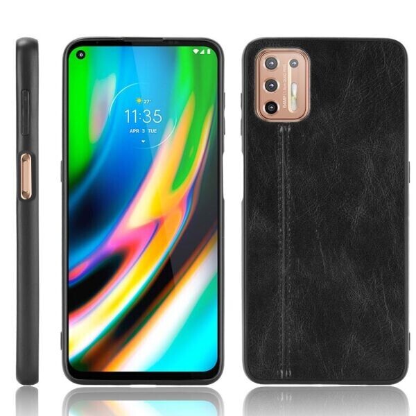 

Защитный чехол UniCase Leather Series для Motorola Moto G9 Plus - Black