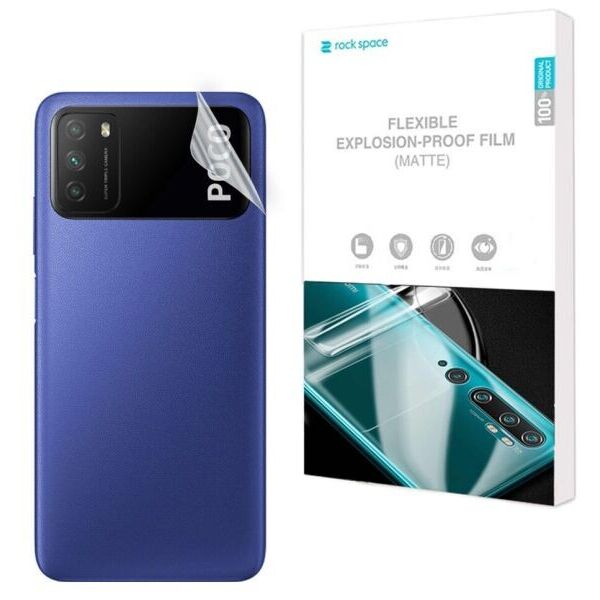 

Антибликовая пленка на заднюю панель RockSpace Explosion-Proof Matte для Xiaomi Poco M3