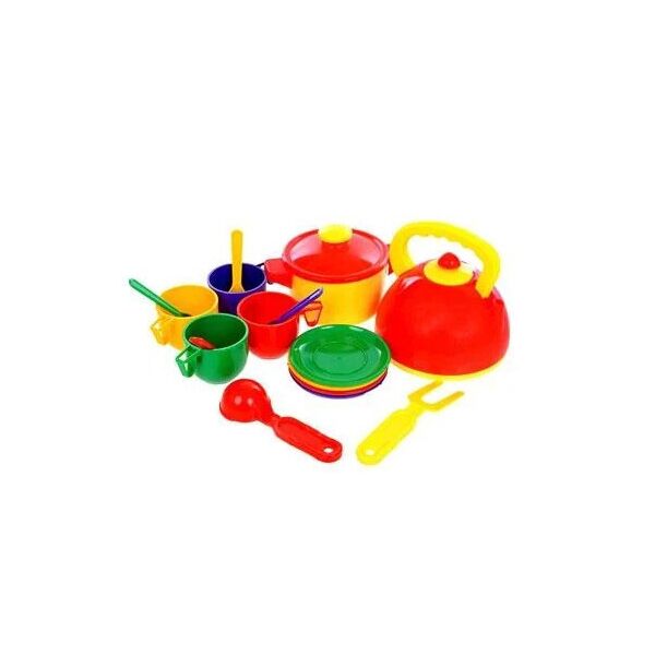 

Набор посуды с чайником и кастрюлями 70316