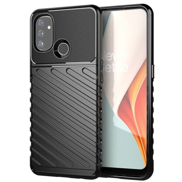 

Защитный чехол Deexe Thunder Series для OnePlus Nord N100 - Black