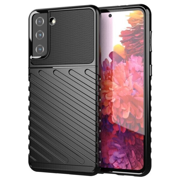 

Защитный чехол Deexe Thunder Series для Samsung Galaxy S21 Plus - Black