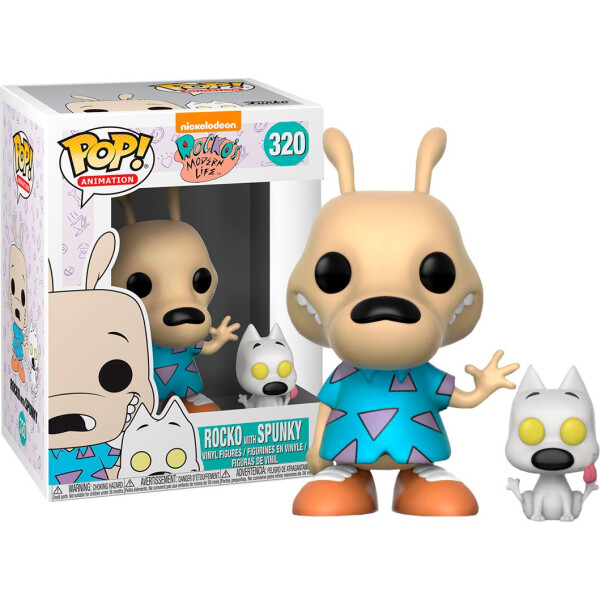 

Фигурка Funko Pop Фанко Поп Новая жизнь Рокко Спанки и Роко Rocko Modern Life Rocko Spunky RML 320