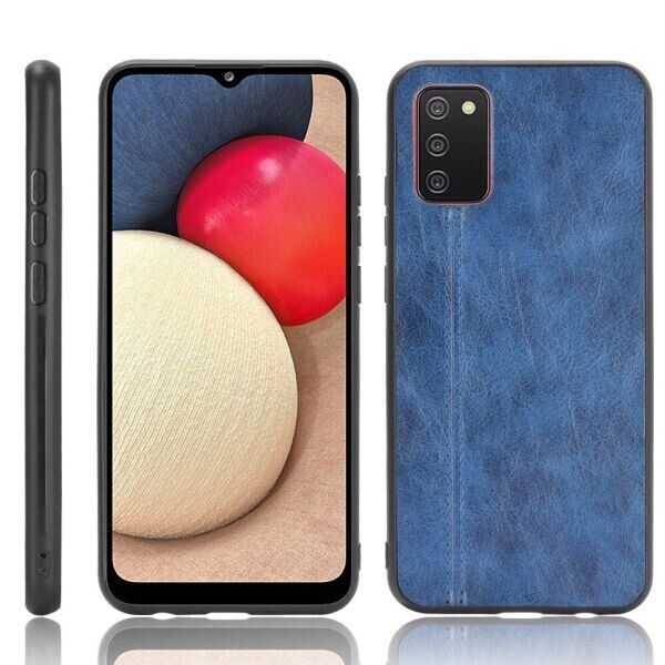 

Защитный чехол UniCase Leather Series для Samsung Galaxy A02s (A025) - Blue