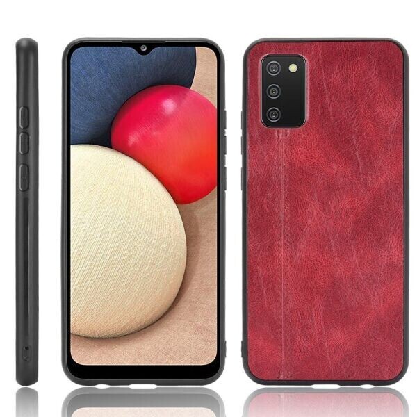 

Защитный чехол UniCase Leather Series для Samsung Galaxy A02s (A025) - Red