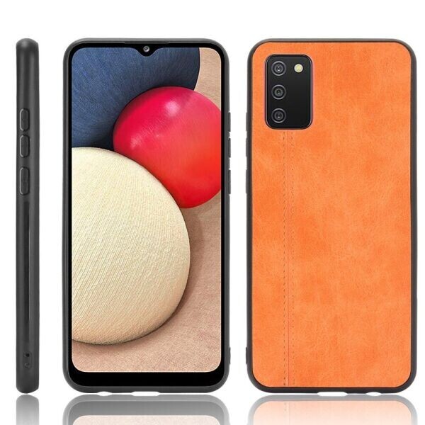 

Защитный чехол UniCase Leather Series для Samsung Galaxy A02s (A025) - Yellow