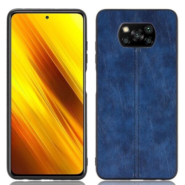 

Защитный чехол UniCase Leather Series для Xiaomi Poco X3 - Blue