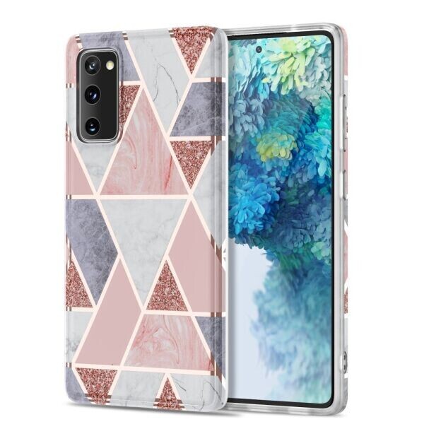 

Защитный чехол Deexe Marble Pattern для Samsung Galaxy S20 FE (G780) - Pink