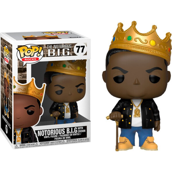 

Фигурка Funko Pop Фанко Поп Бигги Корона The Notorious B.I.G. With Crown B.I.G. 77