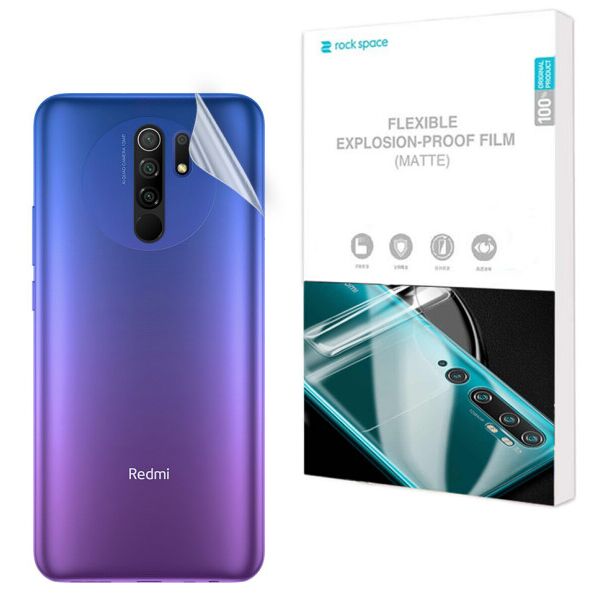 

Антибликовая пленка на заднюю панель RockSpace Explosion-Proof Matte для Xiaomi Redmi 9