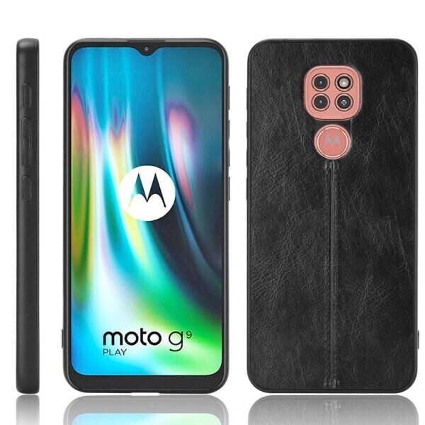 

Защитный чехол UniCase Leather Series для Motorola Moto G9 Play - Black