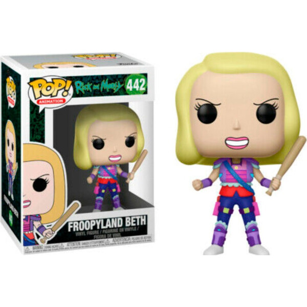 

Фигурка Funko Pop Фанко Поп Рик и Морти Бет с битой Азбука Бет Rick Morty Froopyland Beth RM B442