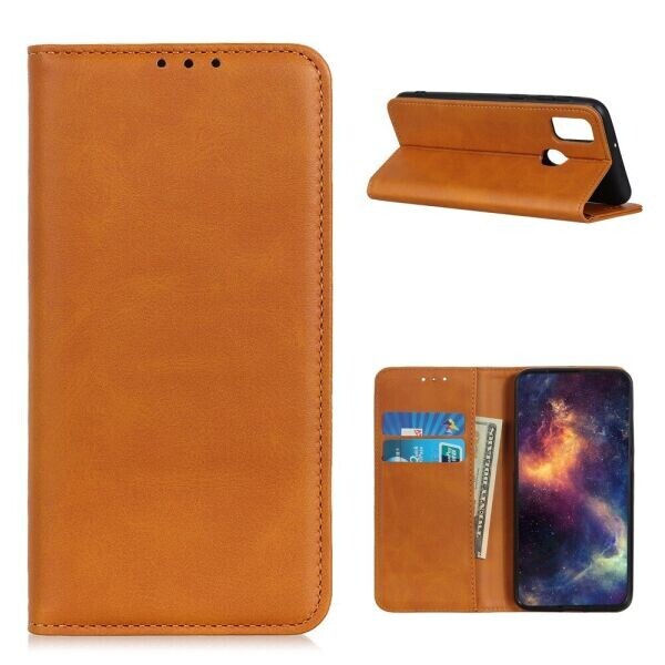 

Чехол-книжка Deexe Wallet Case для OnePlus Nord N100 - Light Brown