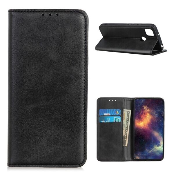 

Чехол-книжка Deexe Wallet Case для Motorola Moto G9 Power - Black