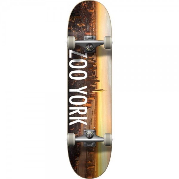 

Скейтборд (скейт) Zoo York Logo Block Complete 7,5 -Sunrise Multicolor