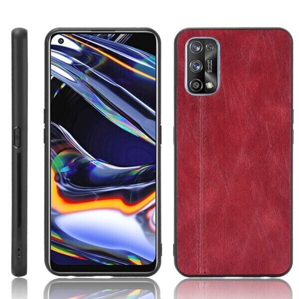 

Защитный чехол UniCase Leather Series для Realme 7 Pro - Red