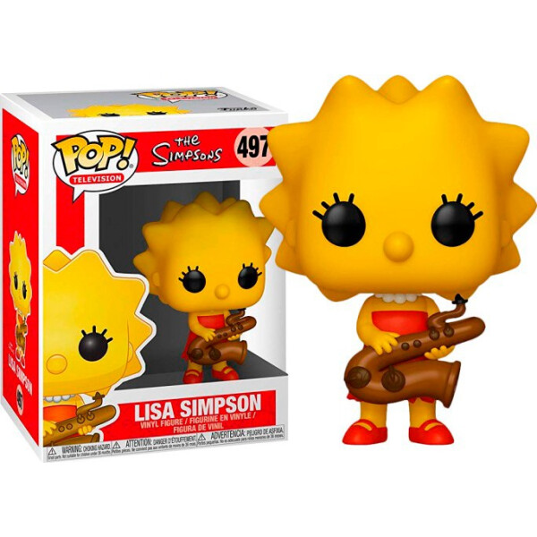 

Фигурка Funko Pop Фанко Поп Симпсоны Лиза с саксофоном The Simpsons Lisa with Saxophone 10 см S L 497