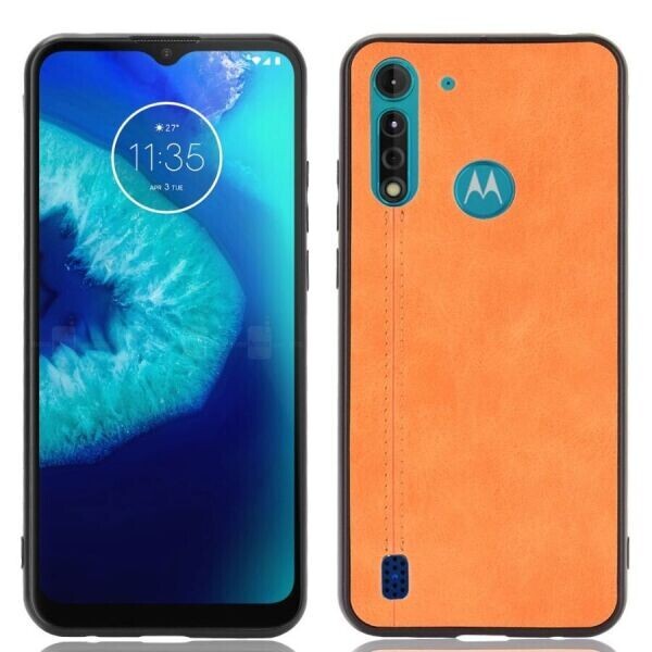 

Защитный чехол UniCase Leather Series для Motorola Moto G8 Power Lite - Brown