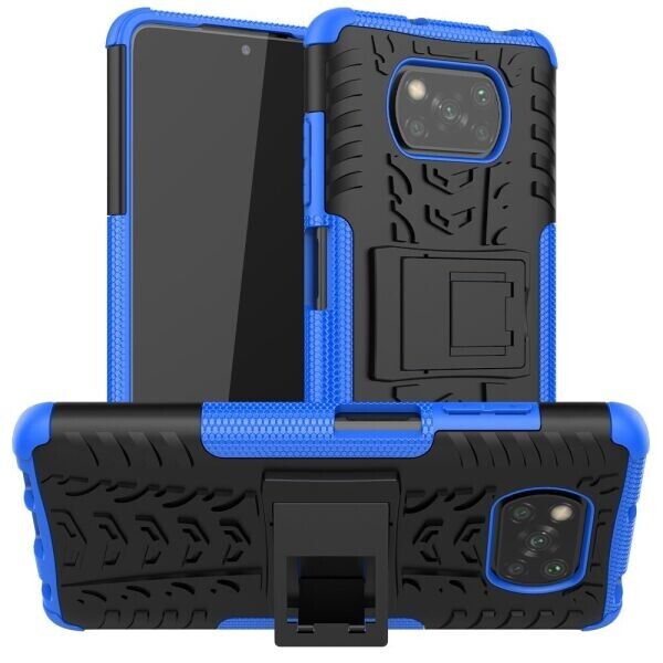 

Защитный чехол UniCase Hybrid X для Xiaomi Poco X3 - Blue
