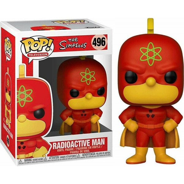 

Фигурка Funko Pop Фанко Поп Симпсоны Радиоактивный Мэн The Simpsons Radioactive Man 10 см S RM 496