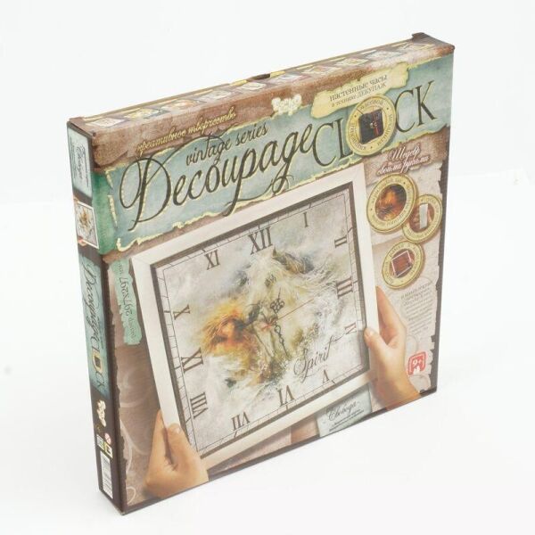 

Набор Часы Decoupage clock DKC-01-01,02,03,04,0,5 с рамкой (10) ДАНКО ТОЙС, (Украина)