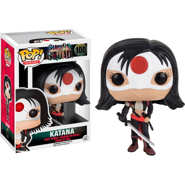 

Фигурка Funko Pop Фанко Поп Отряд Самоубийц Катана Suicide Squad Katana 10 см SS K 100
