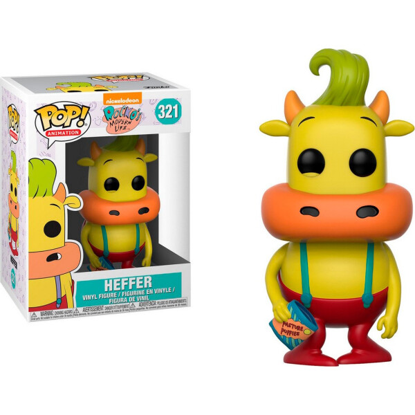 

Фигурка Funko Pop Фанко Поп Новая жизнь Рокко Хеффер Вулф Rocko’s Modern Life Heffer 10 см Cartoon RL H 321