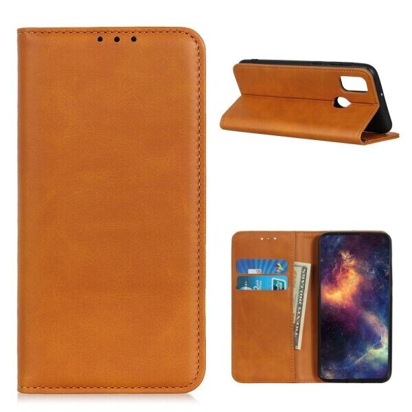 

Чехол-книжка Deexe Wallet Case для OnePlus Nord N10 - Light Brown