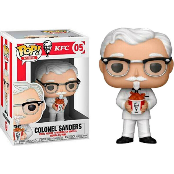 

Фигурка Funko Pop Фанко Поп КФС Полковник Сандерс KFC Colonel Sanders 10 см Movies KFC S 05
