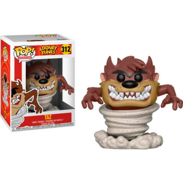 

Фигурка Funko Pop Фанко Поп Безумные Мелодии Луни Тюнз Торнадо Таз Tornado Taz 10 см cartoon LT TT 312