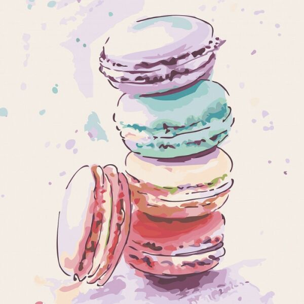 

Картина по номерам Сладкие любимчики 2 30*30см KHO5586