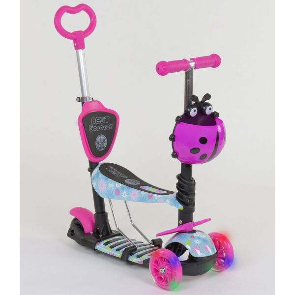 

*Самокат - беговел 5в1 Best Scooter с родительской ручкой и подножками арт. 11210