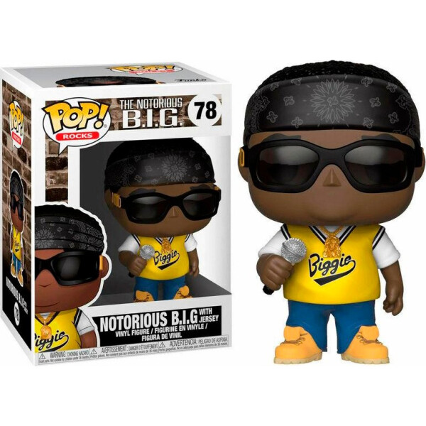 

Фигурка Funko Pop Фанко Поп Рок Ноториус Биг Rocks Notorious B.I.G. 10 см R NB 78
