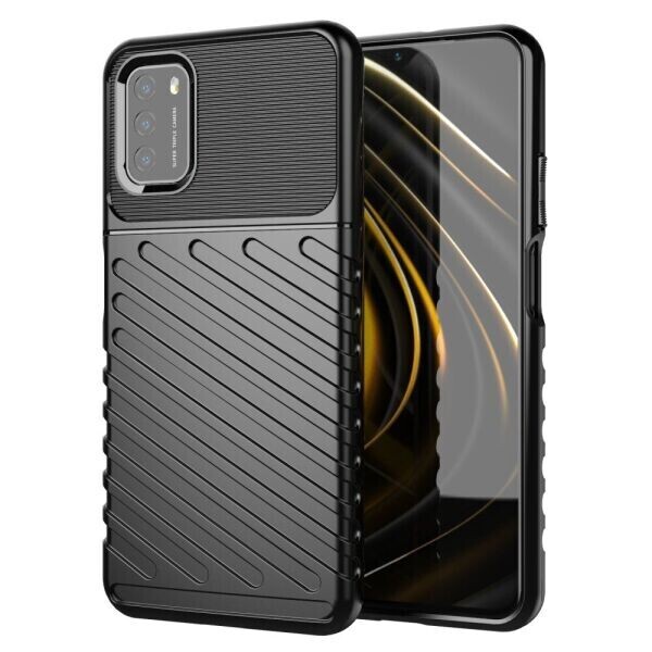 

Защитный чехол Deexe Thunder Series для Xiaomi Poco M3 - Black