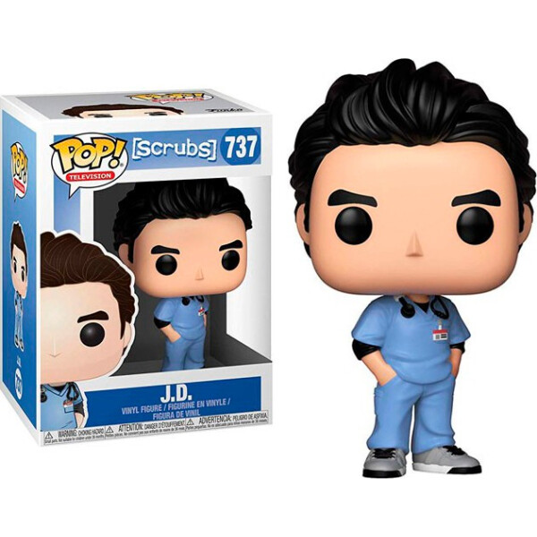 

Фигурка Funko Pop Фанко Поп Клиника Джон Дориан Scrubs John Dorian 10 см Serial S JD 737