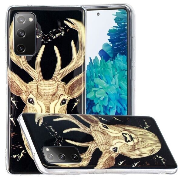 

Силиконовый (TPU) чехол Deexe LumiCase для Samsung Galaxy S20 FE (G780) - Elk