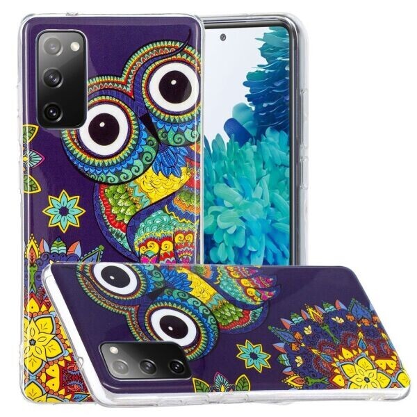 

Силиконовый (TPU) чехол Deexe LumiCase для Samsung Galaxy S20 FE (G780) - Owl