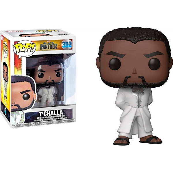 

Фигурка Funko Pop Фанко Поп Черная Пантера Тчалла Black Panther TChalla 10 см BP T 352