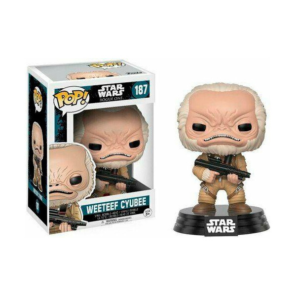 

Фигурка Funko Pop Фанко Поп Звёздные войны Уитиф Кью-Би Star Wars Weeteef Cyubee 10 см SW WC 187