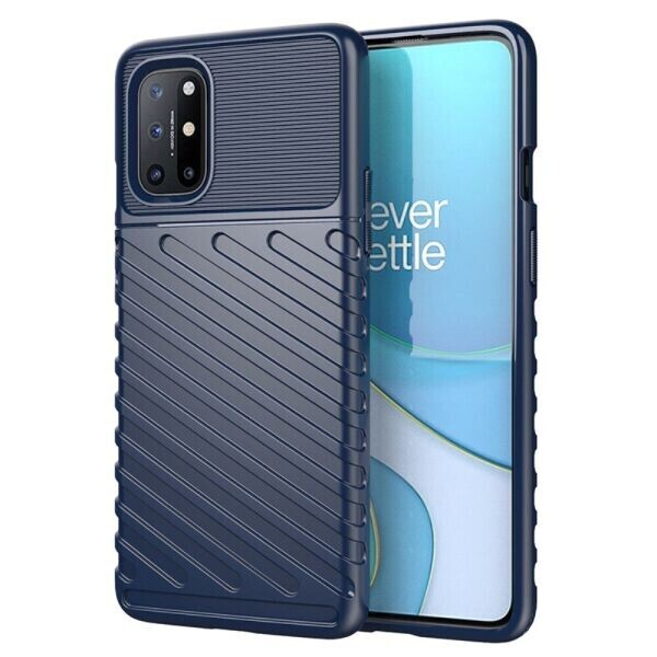 

Защитный чехол Deexe Thunder Series для OnePlus 8T - Dark Blue