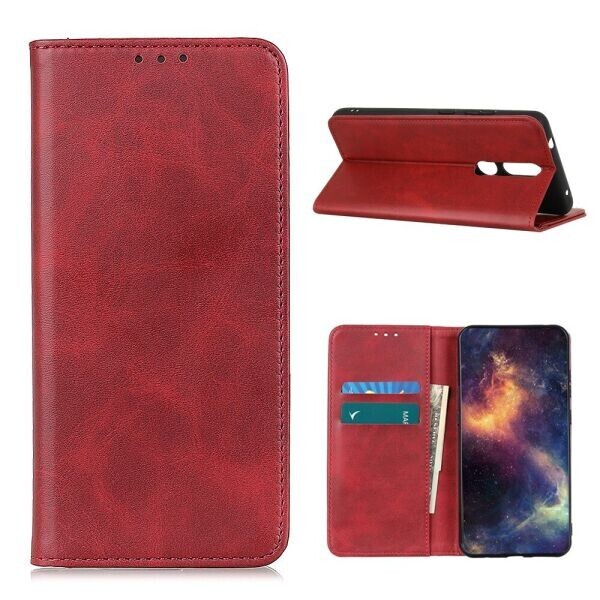 

Чехол-книжка Deexe Wallet Case для Nokia 2.4 - Red