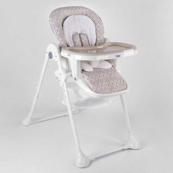 

Стульчик для кормления Toti W-77505 мягкий PU, мягкий вкладыш, 2 колеса, съемный столик