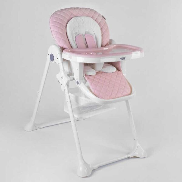 

Стульчик для кормления Toti W-80108 мягкий PU, мягкий вкладыш, 2 колеса, съемный столик