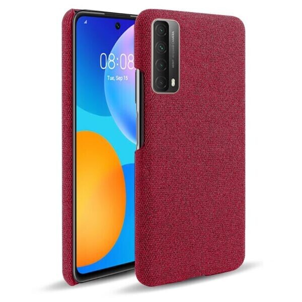 

Защитный чехол Deexe TexStyle для Huawei P Smart 2021 - Red