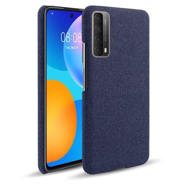 

Защитный чехол Deexe TexStyle для Huawei P Smart 2021 - Blue