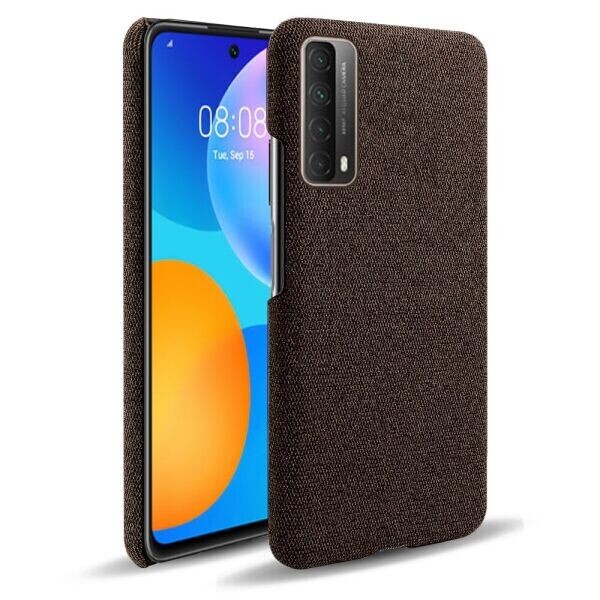 

Защитный чехол Deexe TexStyle для Huawei P Smart 2021 - Brown