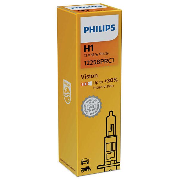 

Галогеновая лампа Philips H1 Vision 12258PRC1 55w P14,5s