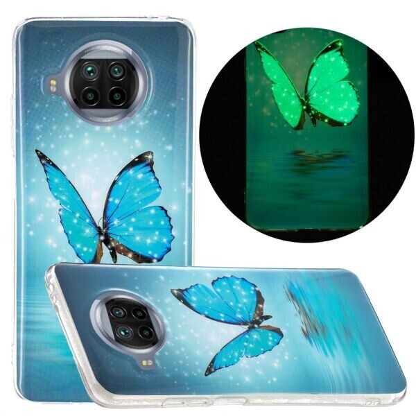 

Силиконовый (TPU) чехол Deexe LumiCase для Xiaomi Mi 10T Lite - Butterfly