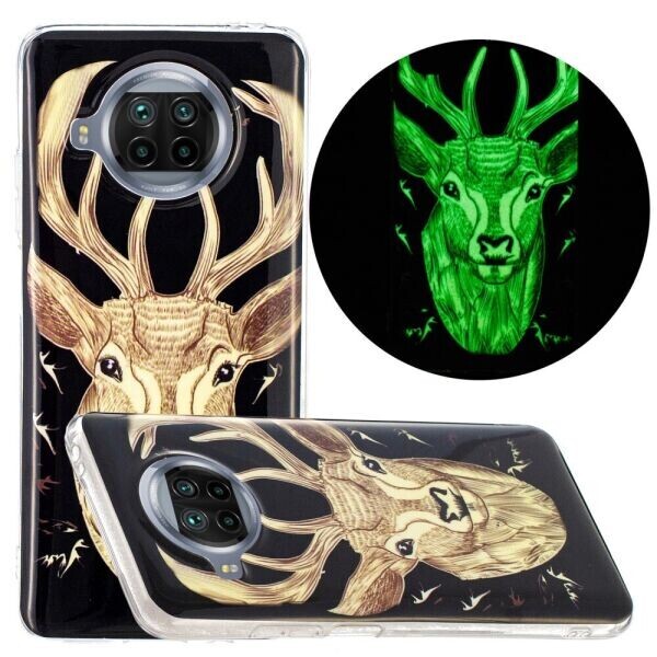 

Силиконовый (TPU) чехол Deexe LumiCase для Xiaomi Mi 10T Lite - Elk Pattern