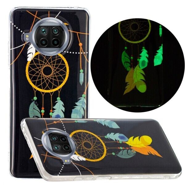 

Силиконовый (TPU) чехол Deexe LumiCase для Xiaomi Mi 10T Lite - Feather Dream Catcher