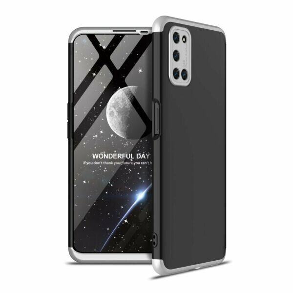 

Защитный чехол GKK Double Dip Case для OPPO A52 / A72 / A92 - Black / Silver